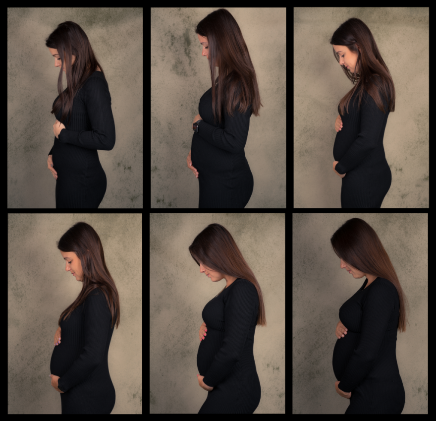 gaby zwanger collage