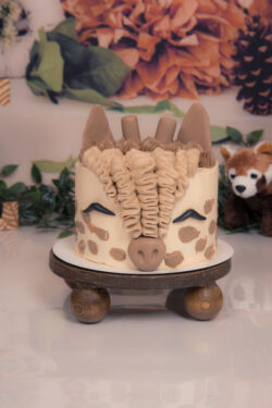 giraffe taart