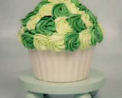 groene cupcake